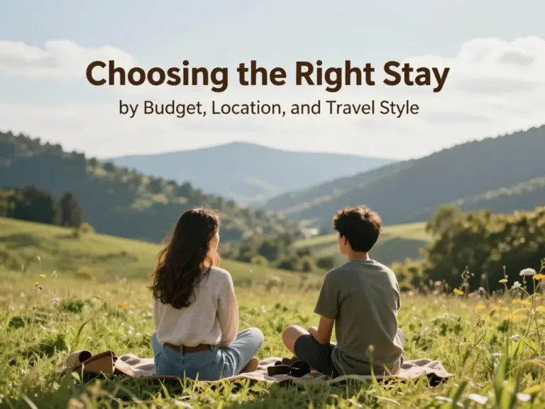 How to Choose the Right Stay Based on Budget, Location, and Travel Style