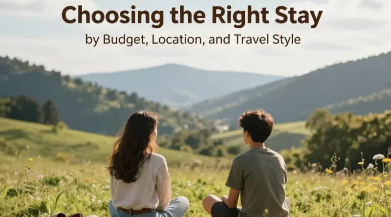 How to Choose the Right Stay Based on Budget, Location, and Travel Style