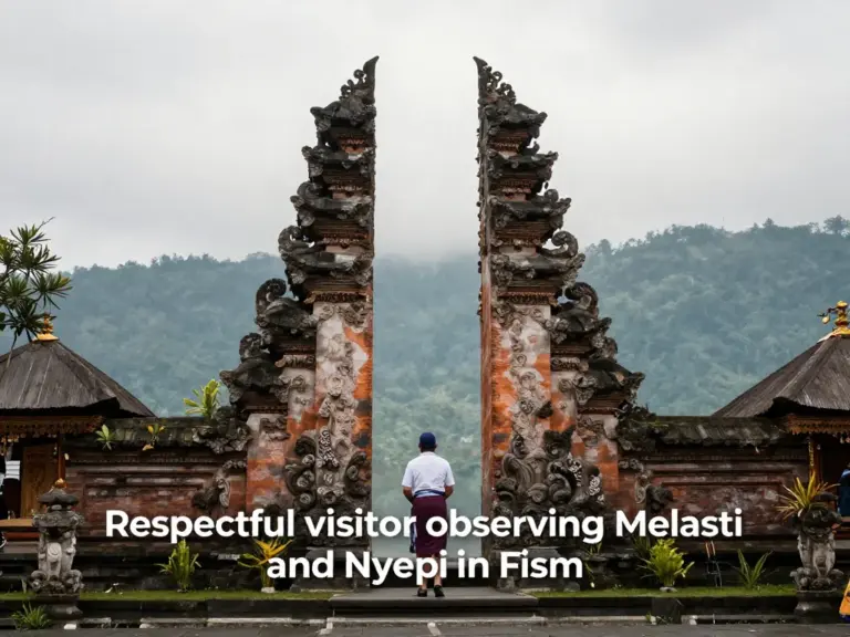 How to Observe Melasti and Nyepi Respectfully as a Visitor