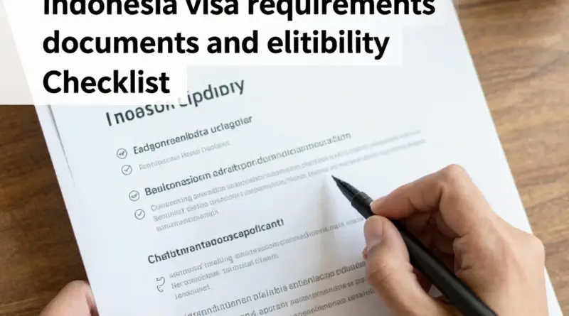 Indonesia Visa Requirements, Documents, and Eligibility