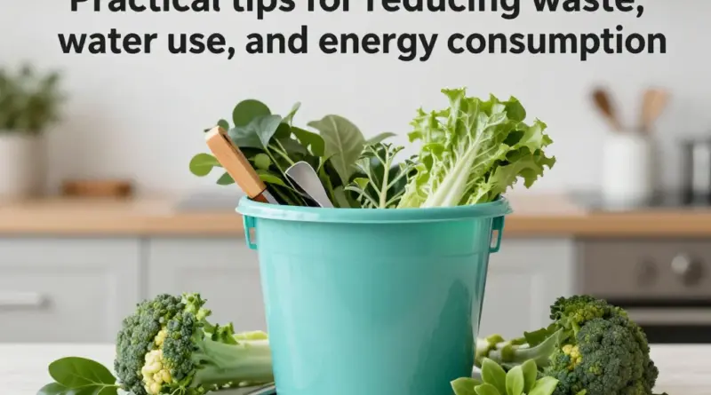 Practical Tips for Reducing Waste, Water Use, and Energy Consumption