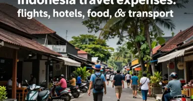What Are the Main Travel Expenses in Indonesia: Flights, Hotels, Food, and Transport?