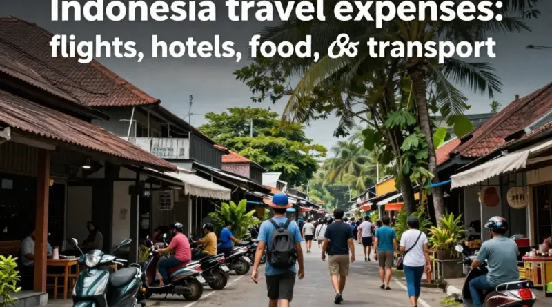 What Are the Main Travel Expenses in Indonesia: Flights, Hotels, Food, and Transport?