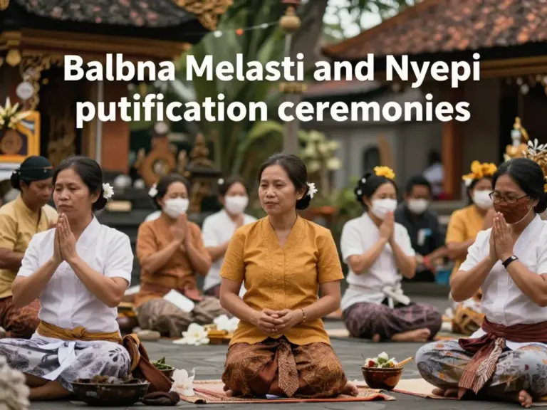 What Are the Melasti and Nyepi Ceremonies in Bali?
