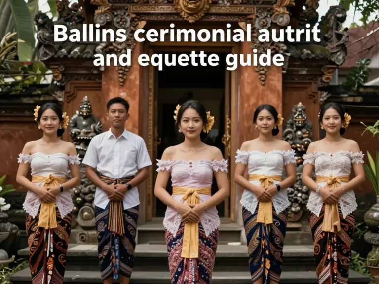 What to Wear, Bring, and Avoid During Balinese Ceremonies