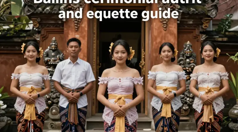 What to Wear, Bring, and Avoid During Balinese Ceremonies