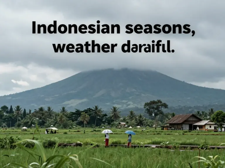 How Indonesia’s Seasons Work: Understanding Weather, Rainfall, and Regional Differences