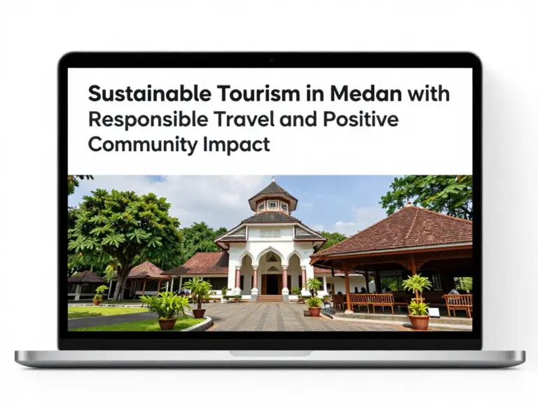 Sustainable Tourism in Medan: How to Travel Responsibly and Leave a Positive Impact