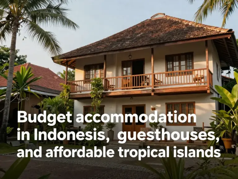 Where to Stay in Indonesia on a Budget: Hostels, Guesthouses, and Affordable Islands