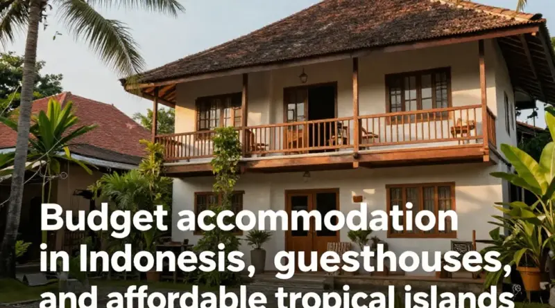 Where to Stay in Indonesia on a Budget: Hostels, Guesthouses, and Affordable Islands