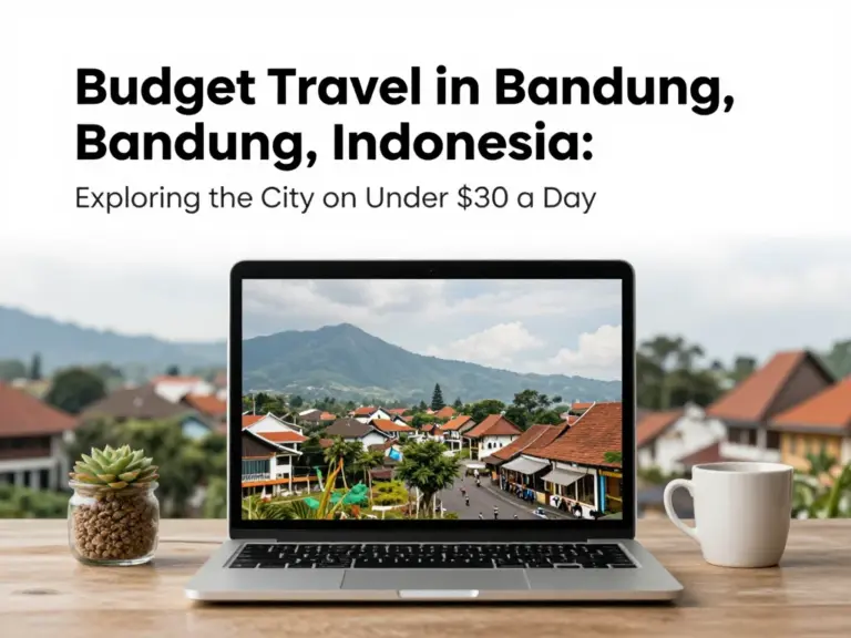 Budget Travel in Bandung: How to Explore the City for Under  a Day