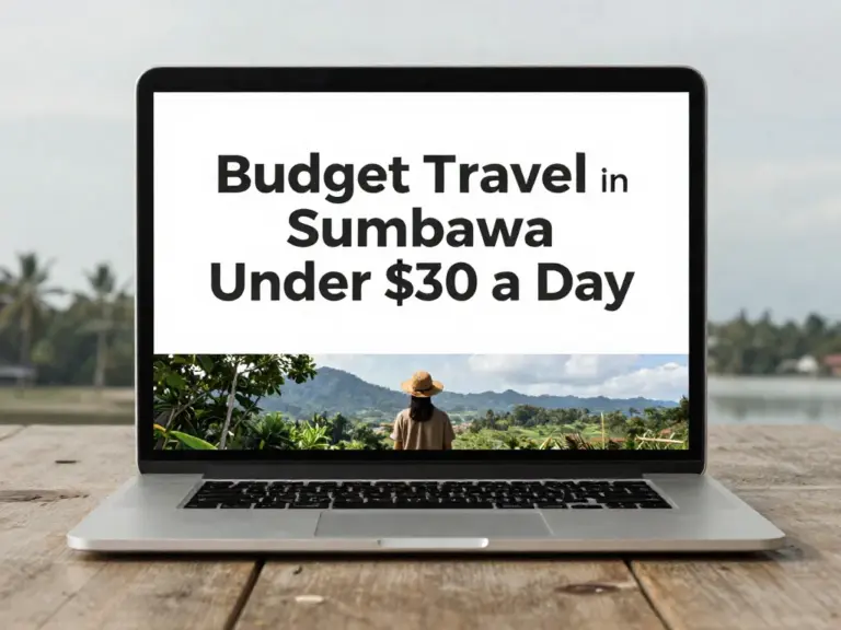 Budget Travel in Sumbawa: How to Explore for Under  a Day