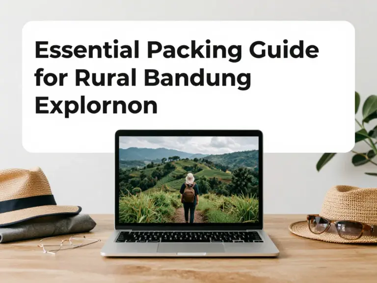 Essential Packing Guide for Exploring Rural Bandung