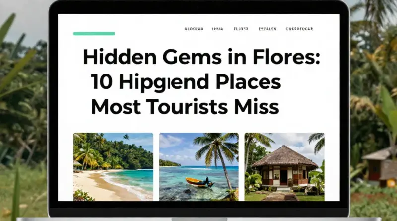 Hidden Gems in Flores: 10 Places Most Tourists Miss