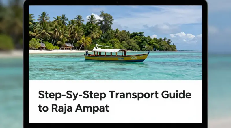 How to Get to Raja Ampat: A Local’s Step-by-Step Transport Guide