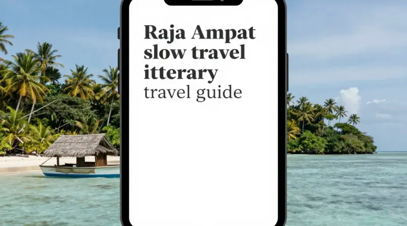 Raja Ampat Travel Guide: The Ultimate Slow Travel Itinerary