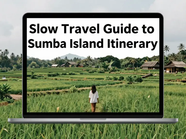 Sumba Travel Guide: The Ultimate Slow Travel Itinerary