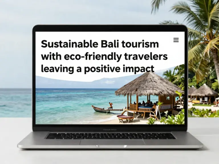 Sustainable Tourism in Bali: How to Leave a Positive Impact