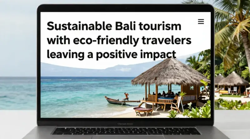 Sustainable Tourism in Bali: How to Leave a Positive Impact