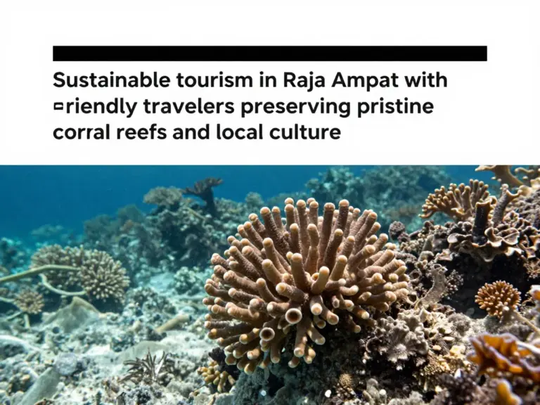 Sustainable Tourism in Raja Ampat: How to Leave a Positive Impact