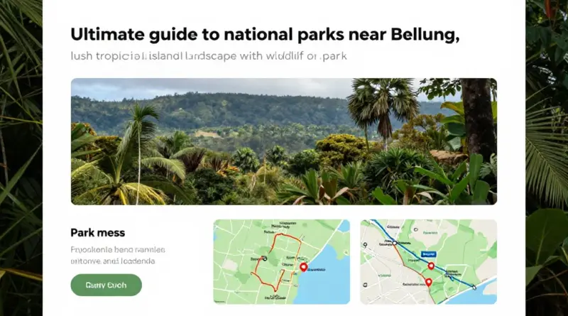 Ultimate Guide to National Parks Near Belitung